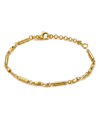 916 Gold Bracelet Celeste Bar Link