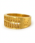 916 Gold Ring Prosperity Abacus