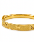 916 Gold Bangle Aurex Glacier