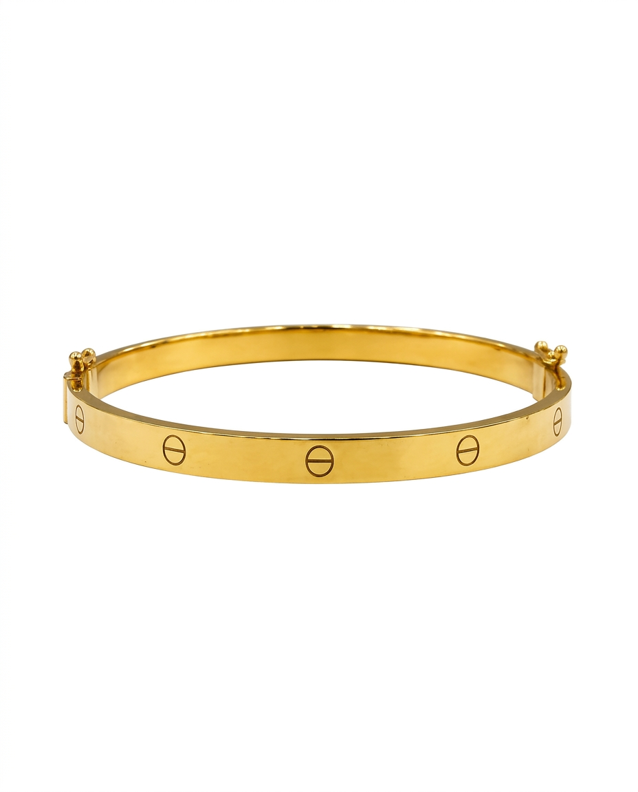 916 Gold Bangle Aurex Slim