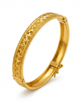 916 Gold Bangle Brilliant Cut