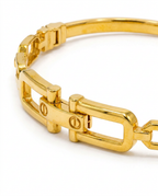 916 Gold Bangle Buckle Link