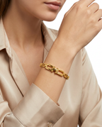 916 Gold Bangle Buckle Link