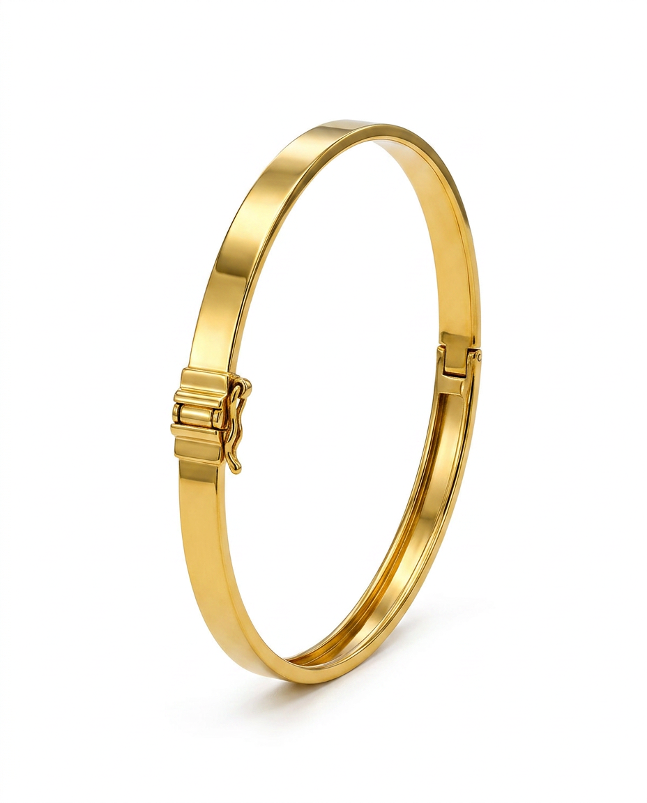 916 Gold Bangle Classic Italy