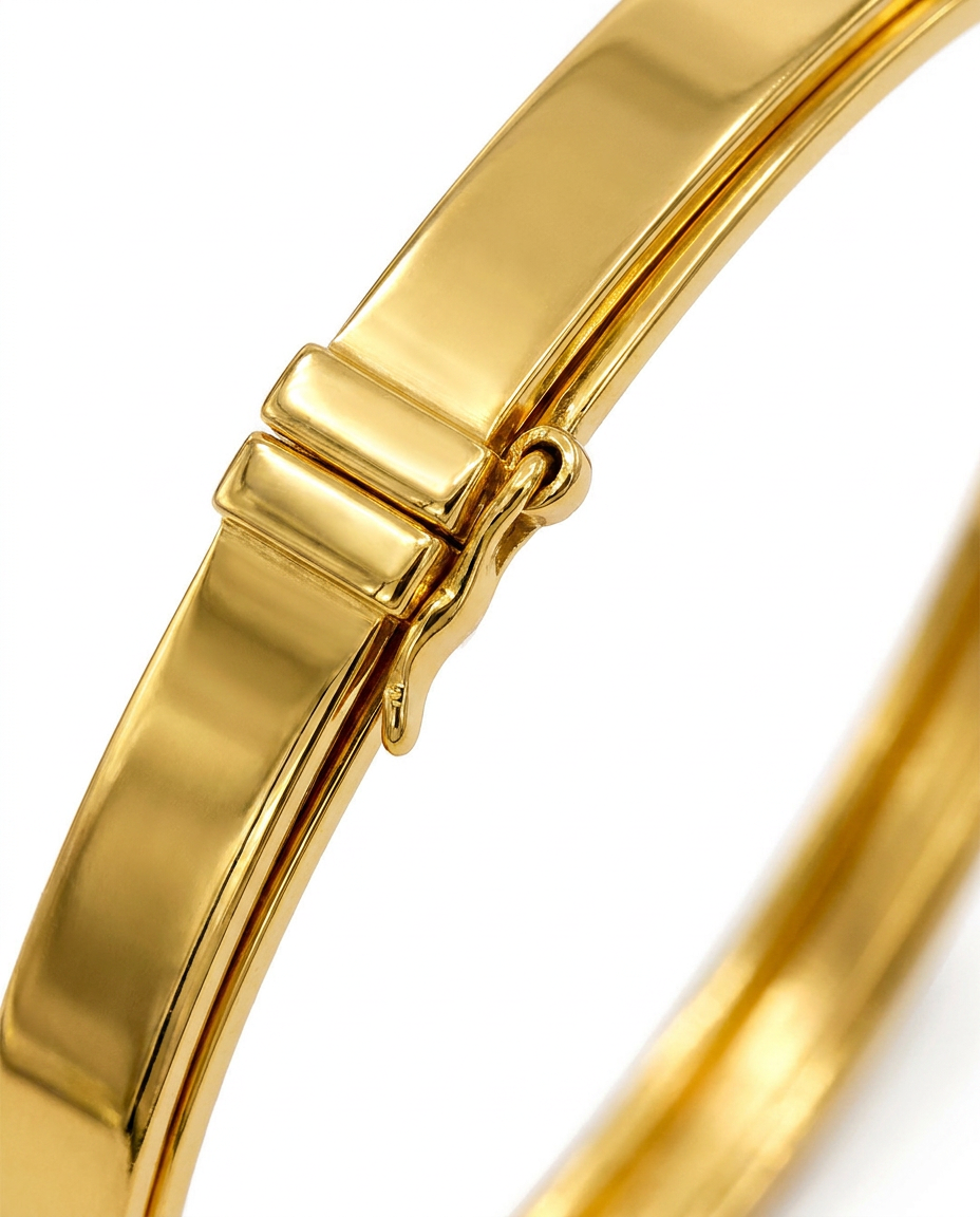 916 Gold Bangle Classic Italy