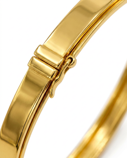 916 Gold Bangle Classic Italy