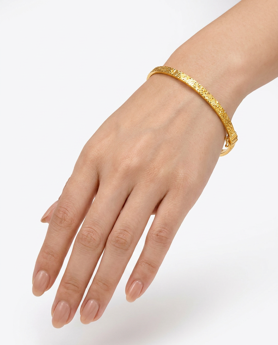 916 Gold Bangle Glacier Sakura Slim