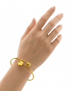 916 Gold Bangle Glitter Bloom