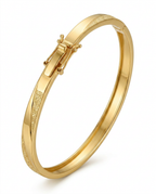 916 Gold Bangle Golden Twist