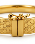 916 Gold Bangle Lattice Grace