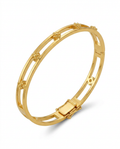 916 Gold Bangle Mini Fleur