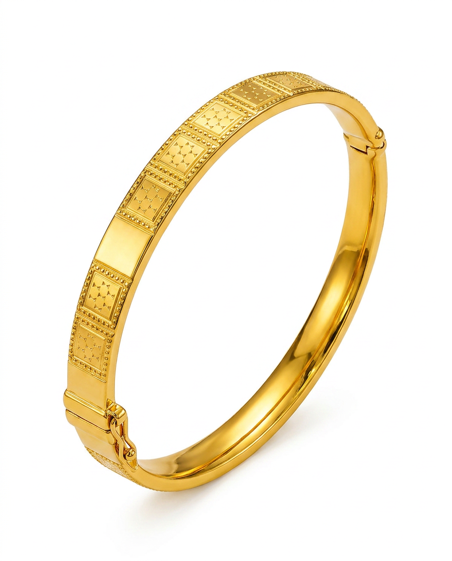916 Gold Bangle Regal Square