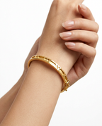916 Gold Bangle Roman Matte