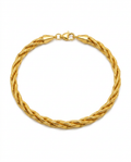 916 Gold Bangle Royal Braid