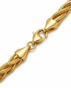 916 Gold Bangle Royal Braid