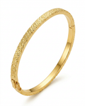 916 Gold Bangle Ultimate Glacier