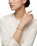 916 Gold Bangle Ultimate Glacier