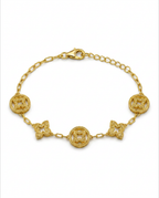 916 Gold Bracelet 5 Filigree
