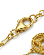 916 Gold Bracelet 5 Filigree