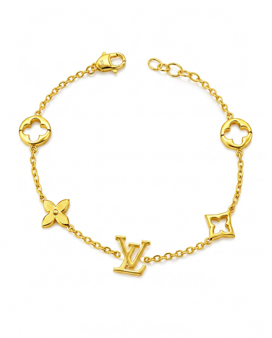 916 Gold Bracelet 5 Floréa