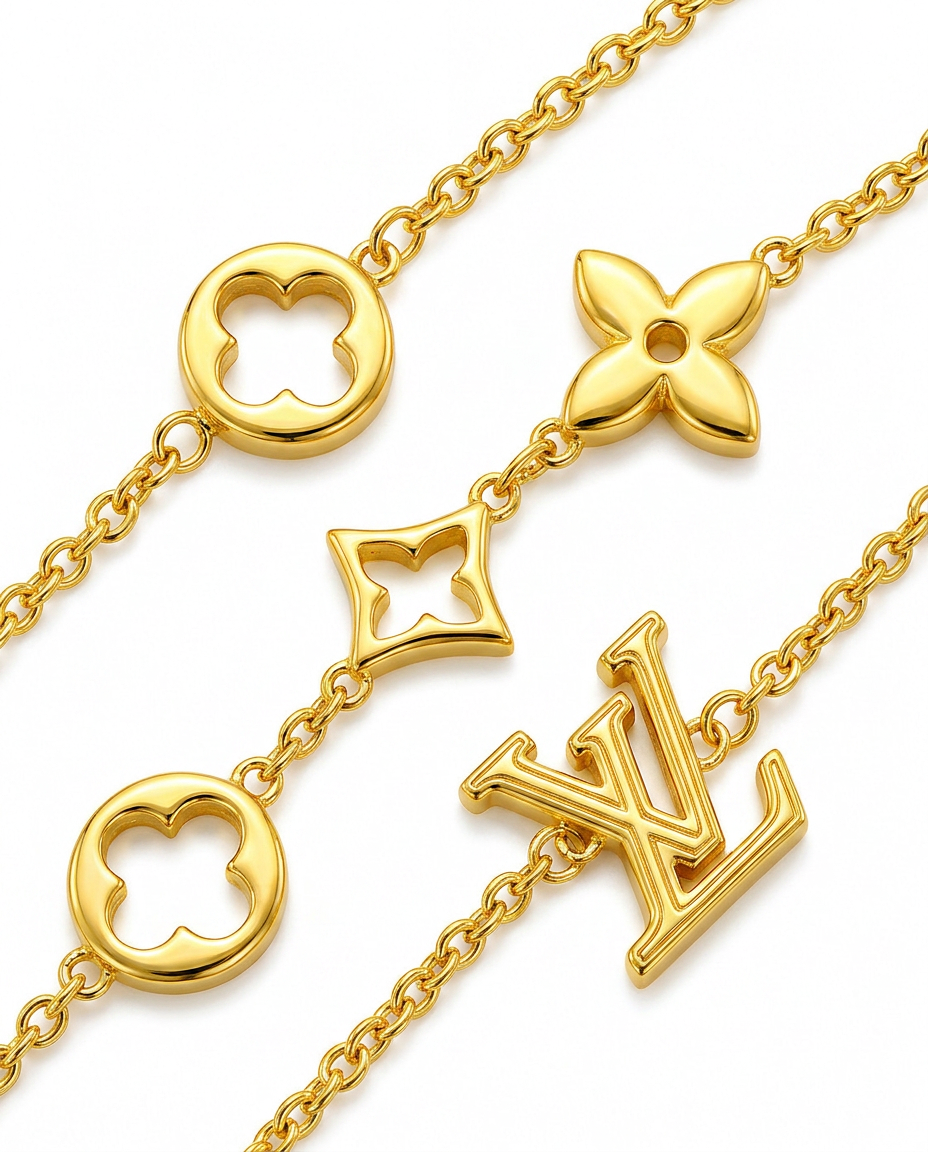 916 Gold Bracelet 5 Floréa