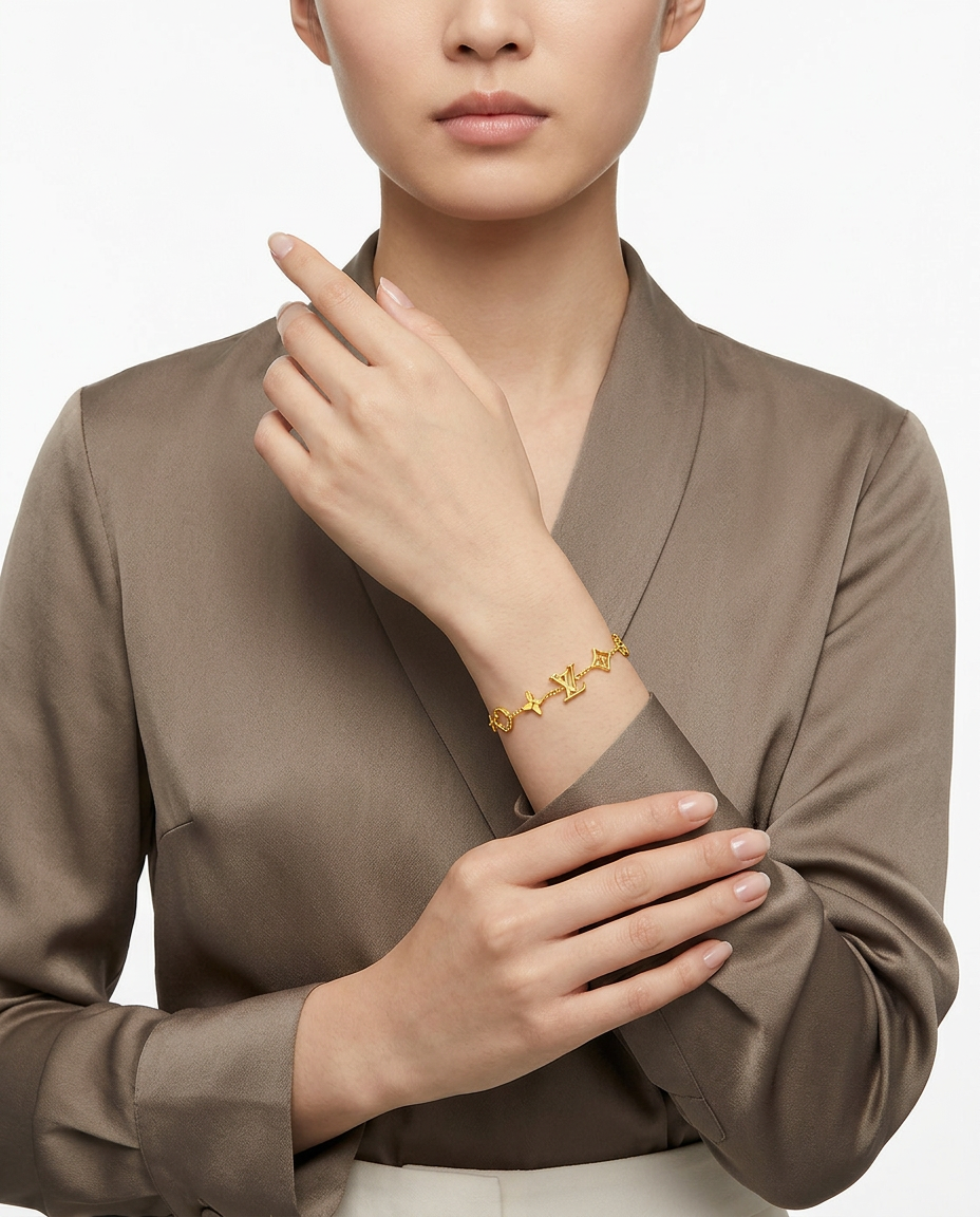 916 Gold Bracelet 5 Floréa