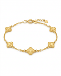 916 Gold Bracelet 5 Glitter Flora