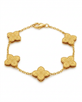 916 Gold Bracelet 5 Golden Fleur