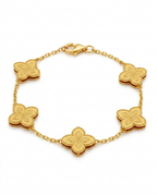 916 Gold Bracelet 5 Golden Fleur