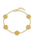 916 Gold Bracelet 5 Luna Glacier Bloom