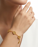 916 Gold Bracelet 5 Luna Glacier Bloom