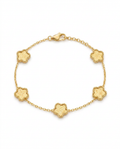 916 Gold Bracelet 5 Luna Glitter Bloom