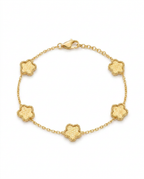 916 Gold Bracelet 5 Luna Glitter Bloom