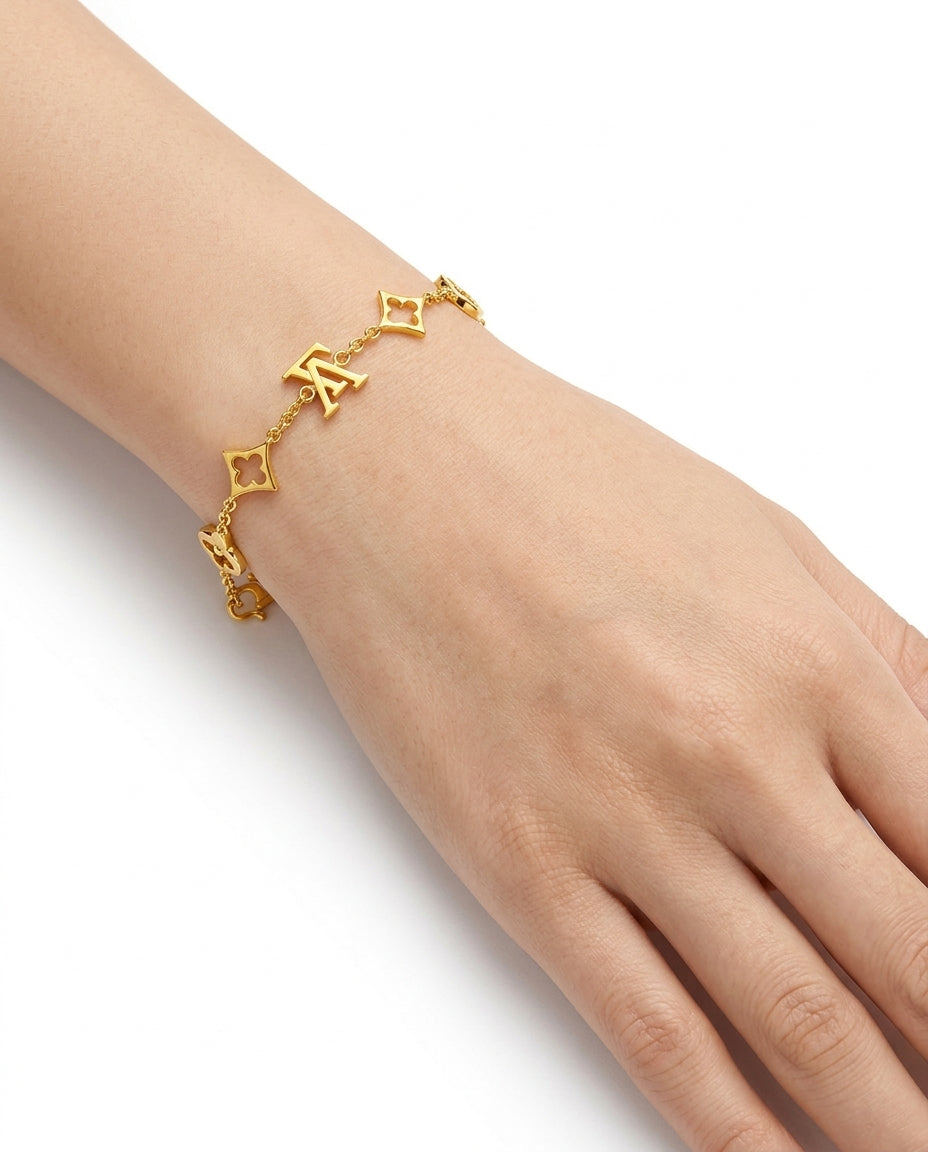 916 Gold Bracelet 7 Floréa