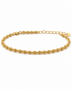916 Gold Bracelet Cat eyes Beads