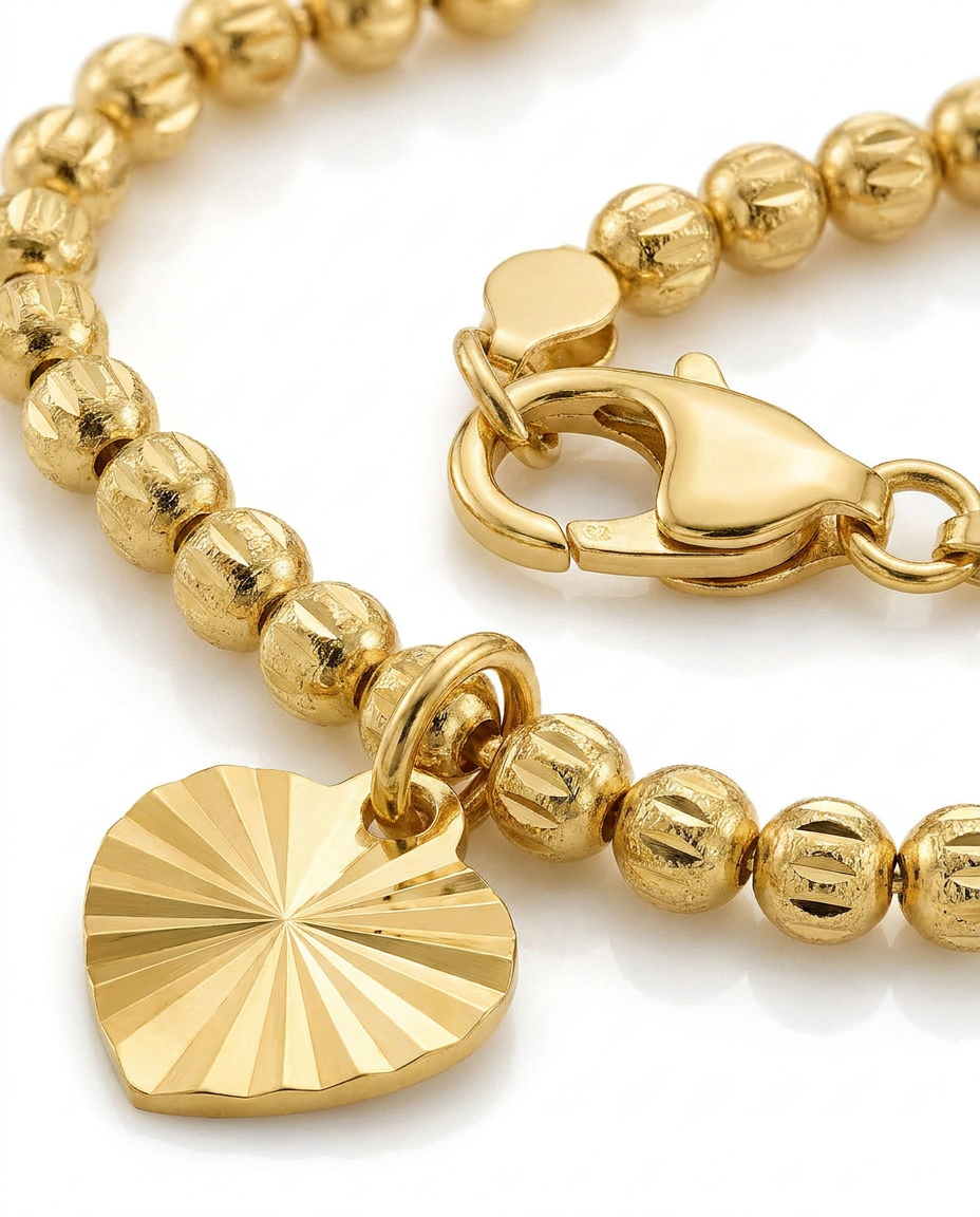 916 Gold Bracelet Full Beads