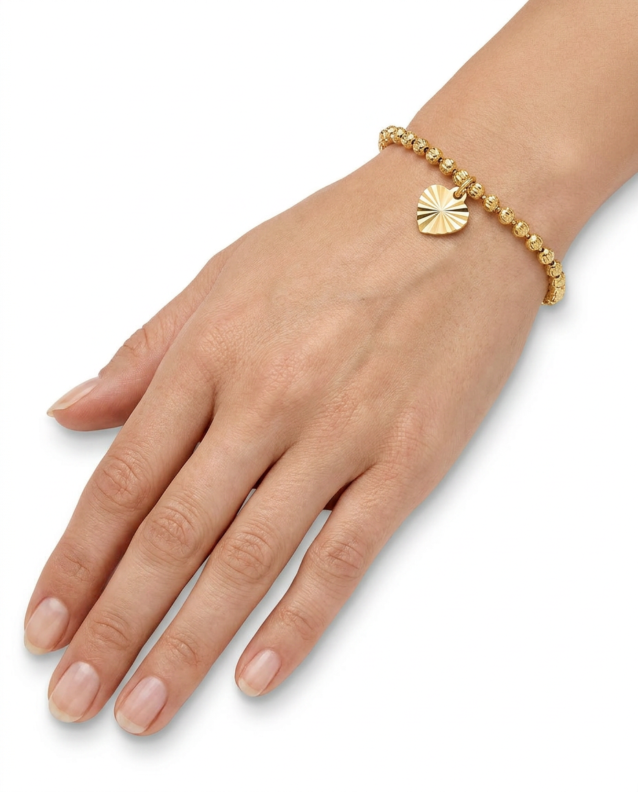 916 Gold Bracelet Full Beads