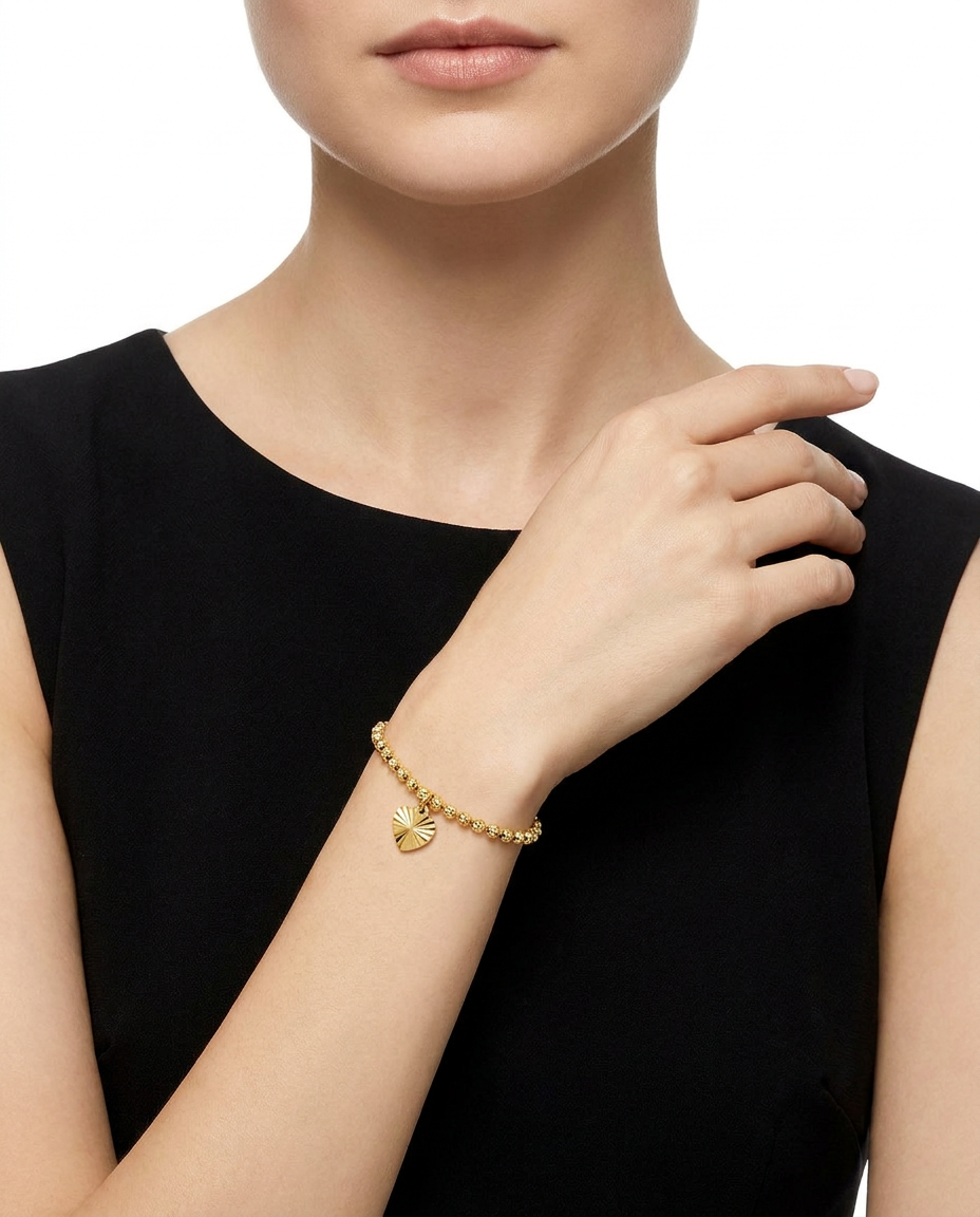 916 Gold Bracelet Full Beads