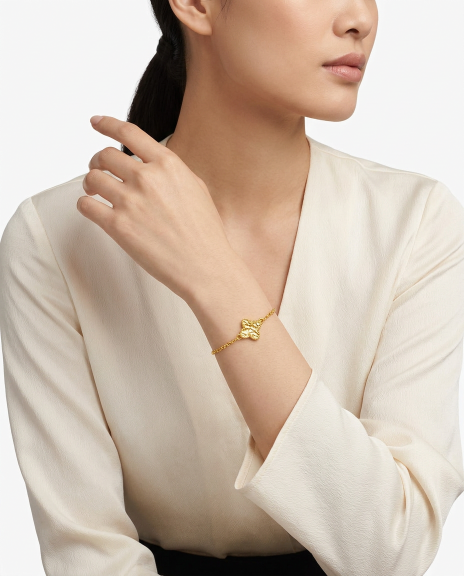 916 Gold Bracelet Glacier Florea S