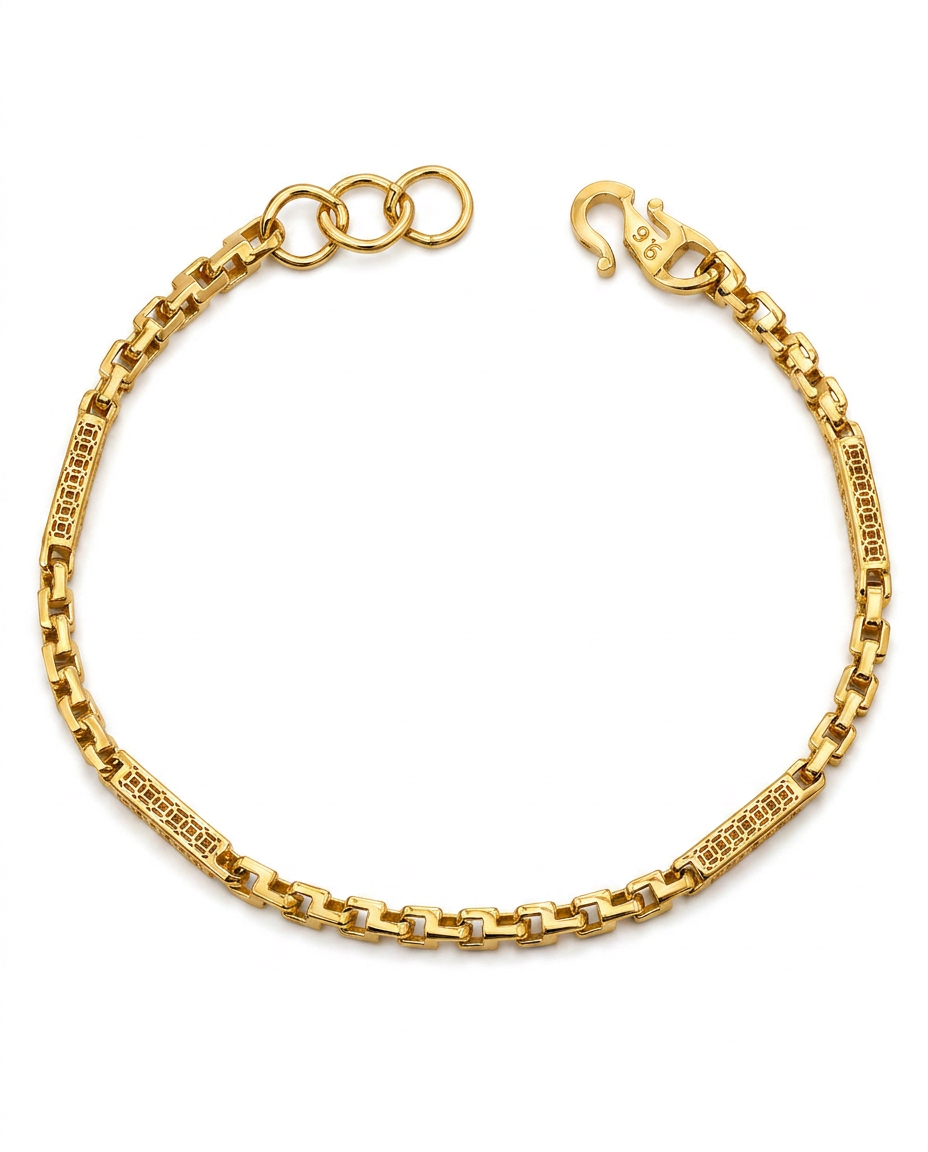 916 Gold Bracelet Imperial Link