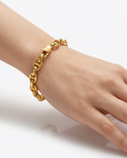 916 Gold Bracelet Italy CD Link