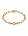 916 Gold Bracelet Paper Clip