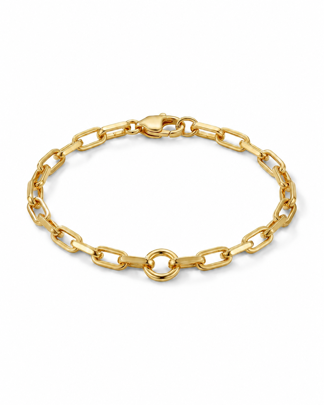 916 Gold Bracelet Paper Clip
