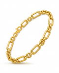 916 Gold Bracelet Paperclip Chain