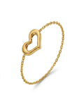916 Gold Bracelet Single Lovie Heart