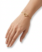 916 Gold Bracelet Single Lovie Heart