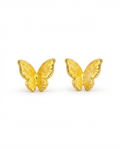 916 Gold Earrings Butterfly