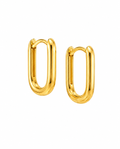 916 Gold Earrings Classic Italy U