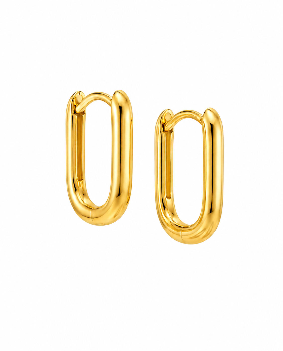 916 Gold Earrings Classic Italy U