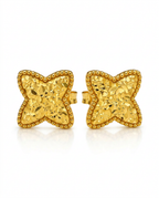 916 Gold Earrings Floréa Glacier